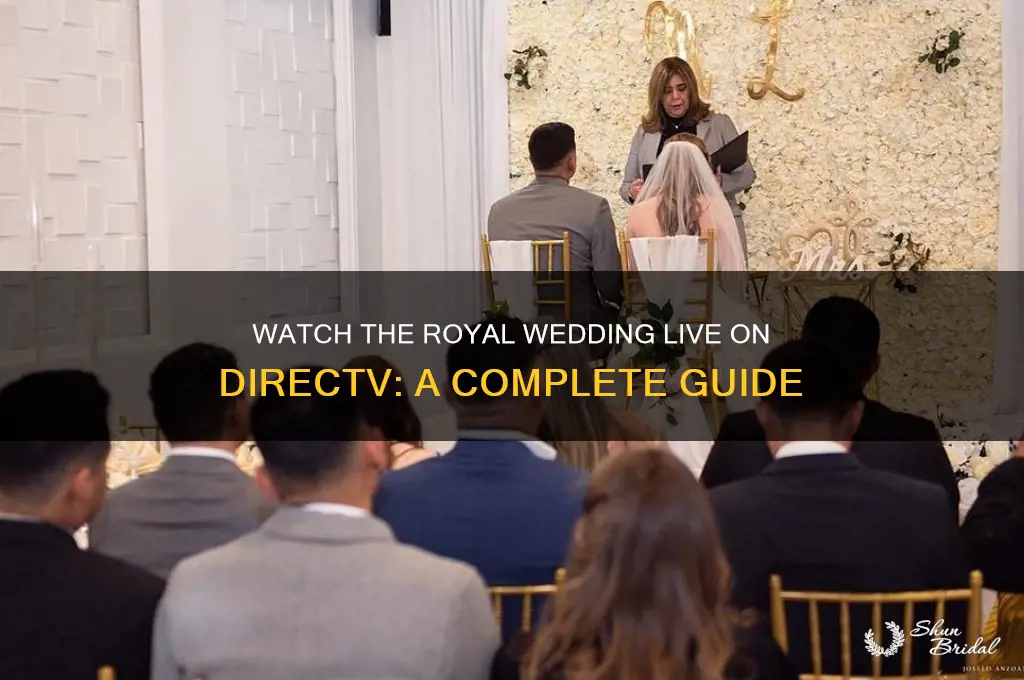 how to watch royal wedding on directv
