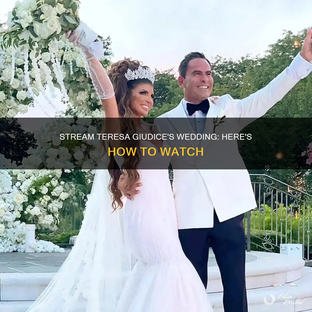 how to watch teresa giudice wedding