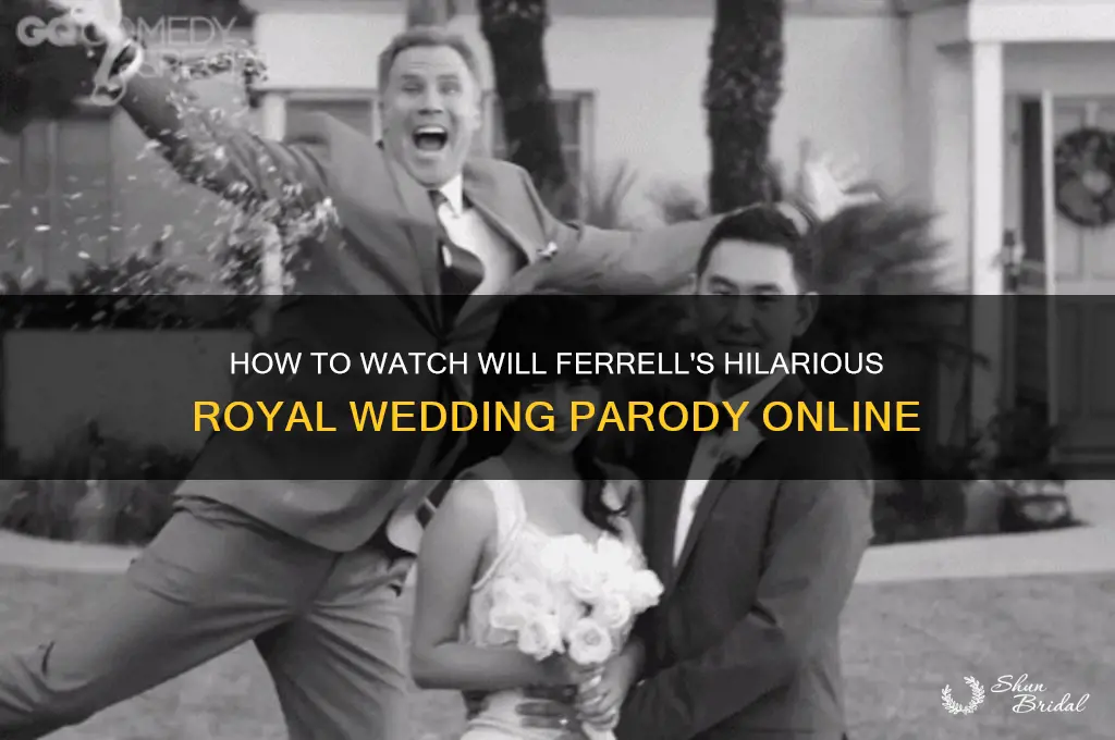 how to watch will ferrel royal wedding