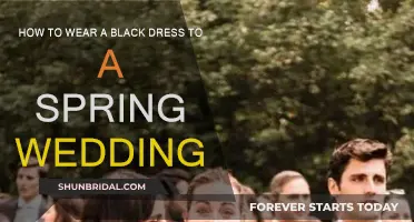 Spring Wedding Guest: Styling a Black Dress