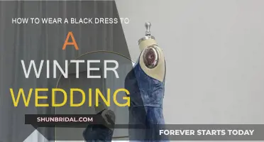 Black Dress Winter Wedding Styling Guide