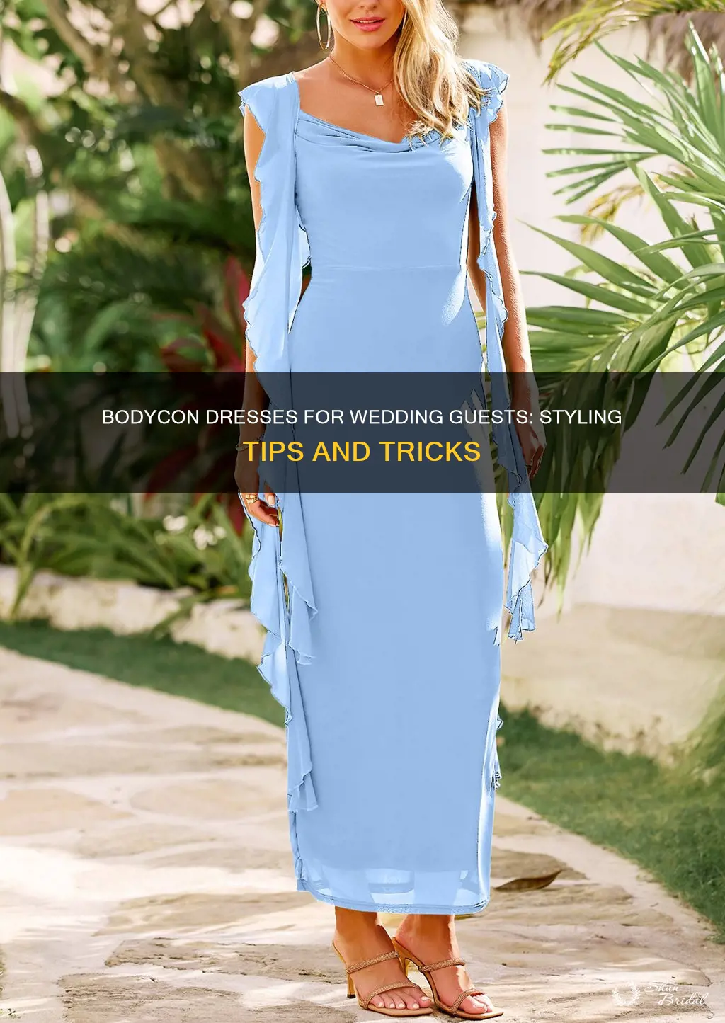 how to wear a bodycon dress to a wedding