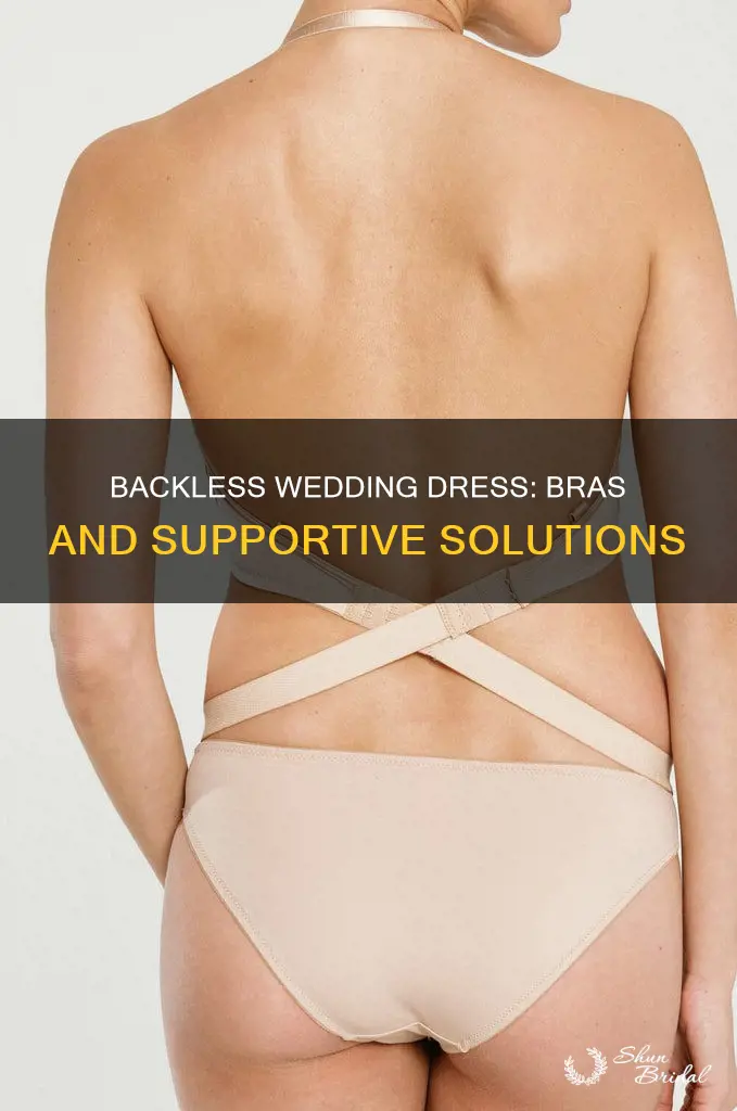 how to wear a bra in backless wedding dress
