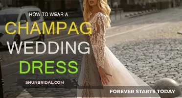 Guide to Styling a Champagne Wedding Dress