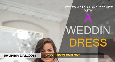 Add a Touch of Charm: Handkerchiefs with Wedding Dresses