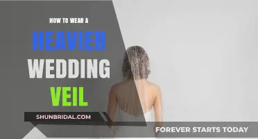 Mastering the Look: Styling Tips for a Heavier Wedding Veil