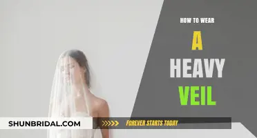 Mastering the Art of Wearing a Heavy Veil with Grace and Ease