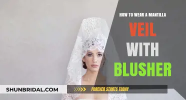 Elegant Mantilla Veil Styling: Mastering the Blusher Look Effortlessly