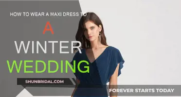 Maxi Dresses for Winter Weddings: Layering and Styling Tips