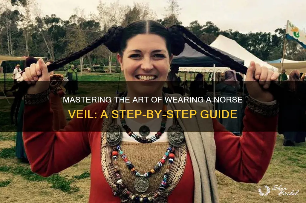 how to wear a norse veil