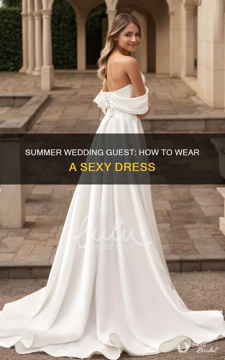 how to wear a sexy dress to a july wedding