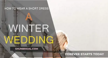 Stay Warm, Look Hot: Short Dresses for Winter Weddings