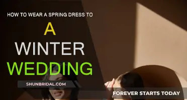 Spring Dresses for Winter Weddings: Styling Tips