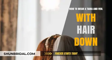 Elegant Bridal Style: Pairing a Tiara and Veil with Flowing Hair
