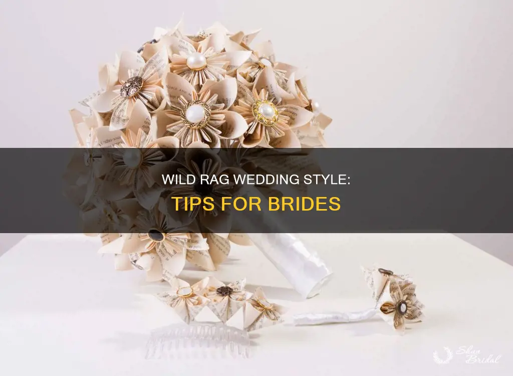 how to wear a wild rag with a wedding dress