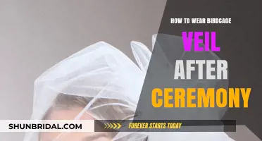 Styling Your Birdcage Veil for Post-Ceremony Elegance and Versatility
