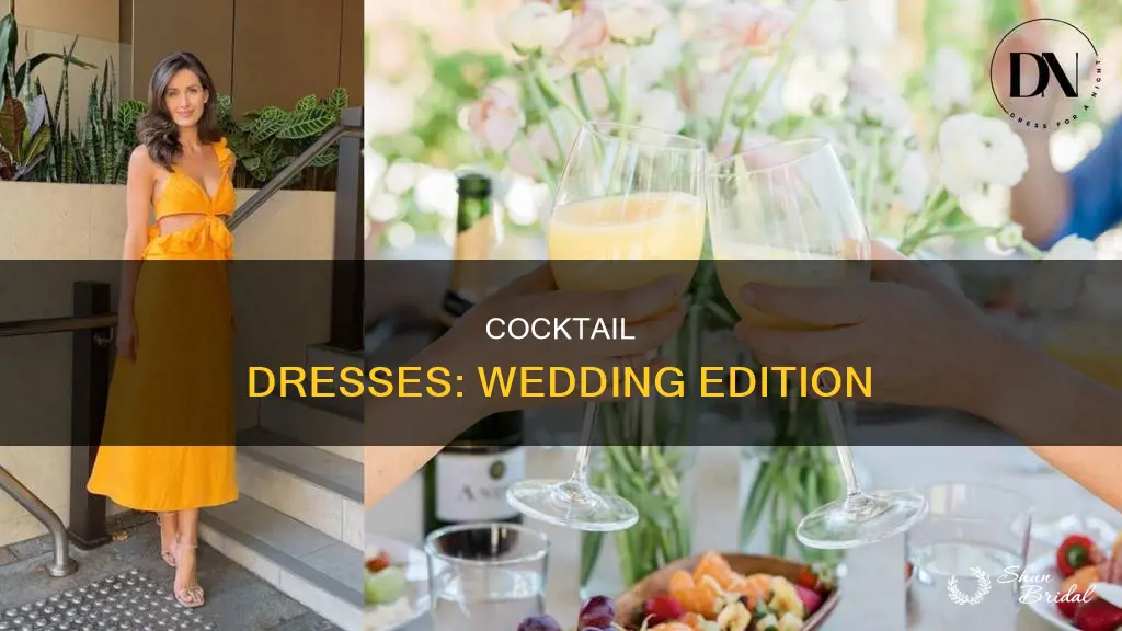 how to wear cocktail dress for wedding