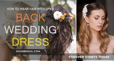Open Back, Open Secrets: Hair with Wedding Dresses