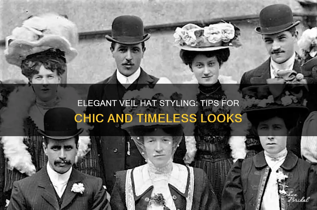 how to wear hat with veil