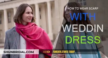 Styling Your Wedding Dress with a Scarf