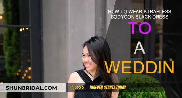 Strapless Bodycon: A Wedding Guest's Guide to Styling Black