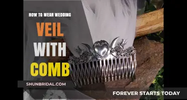 Effortless Veil Styling: Mastering the Wedding Veil with Comb Look