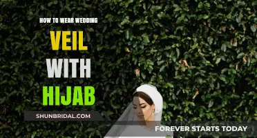Hijab and Veil Harmony: Styling Your Wedding Veil with Hijab Elegantly