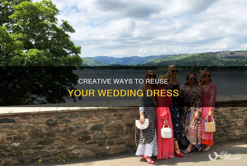 how to wear your wedding dress more than once