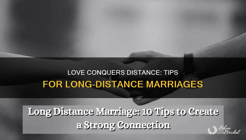 how to wed long distances