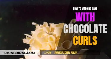 Creating Chocolate Curls for Wedding Cake Decorations