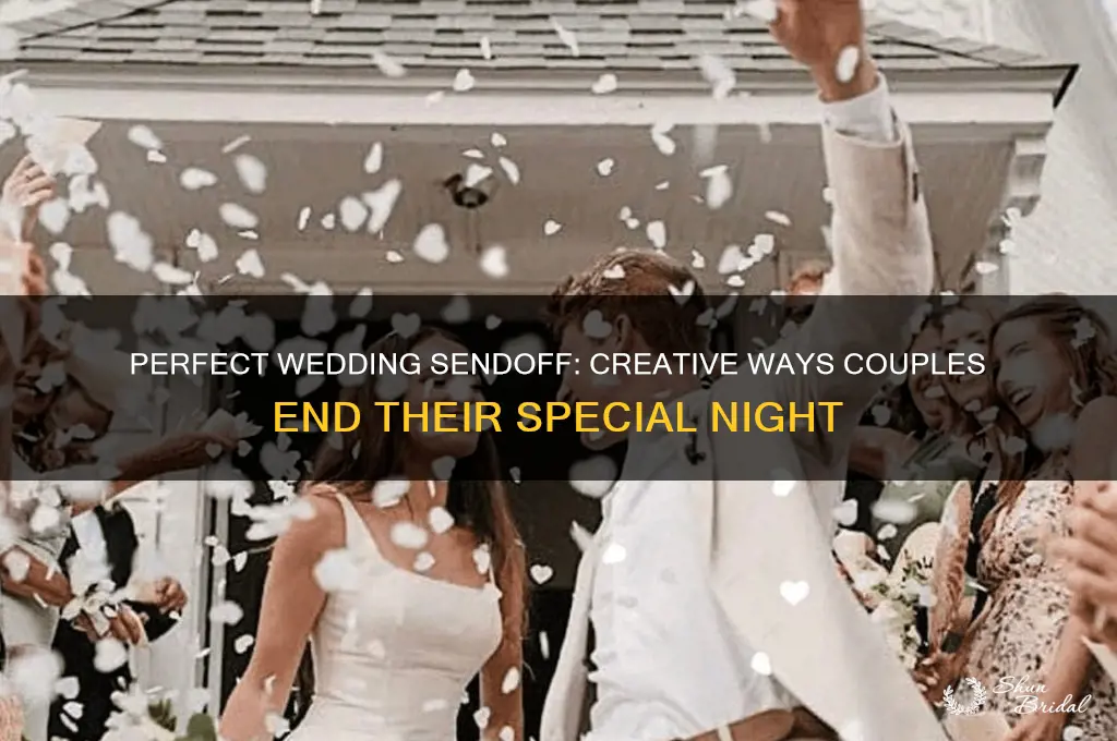 how to wedding couples end the night