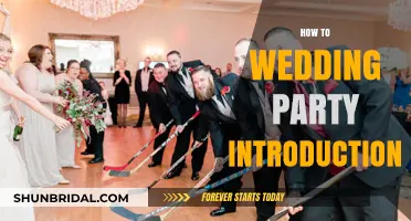 Mastering the Art of Wedding Party Introductions: Tips and Tricks