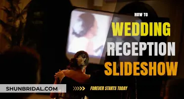 Creating a Wedding Reception Slideshow: A Step-by-Step Guide