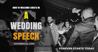 Mastering the Art of Welcoming Guests in Your Wedding Speech