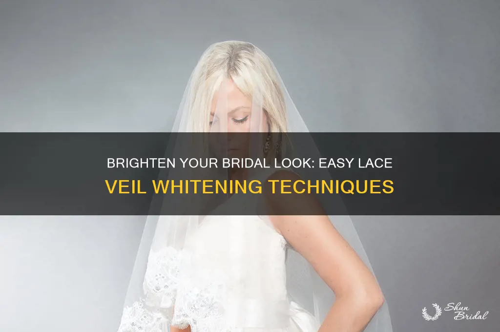 how to whiten a lace veil