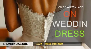 Wedding Dress Hack: Whitening Lace