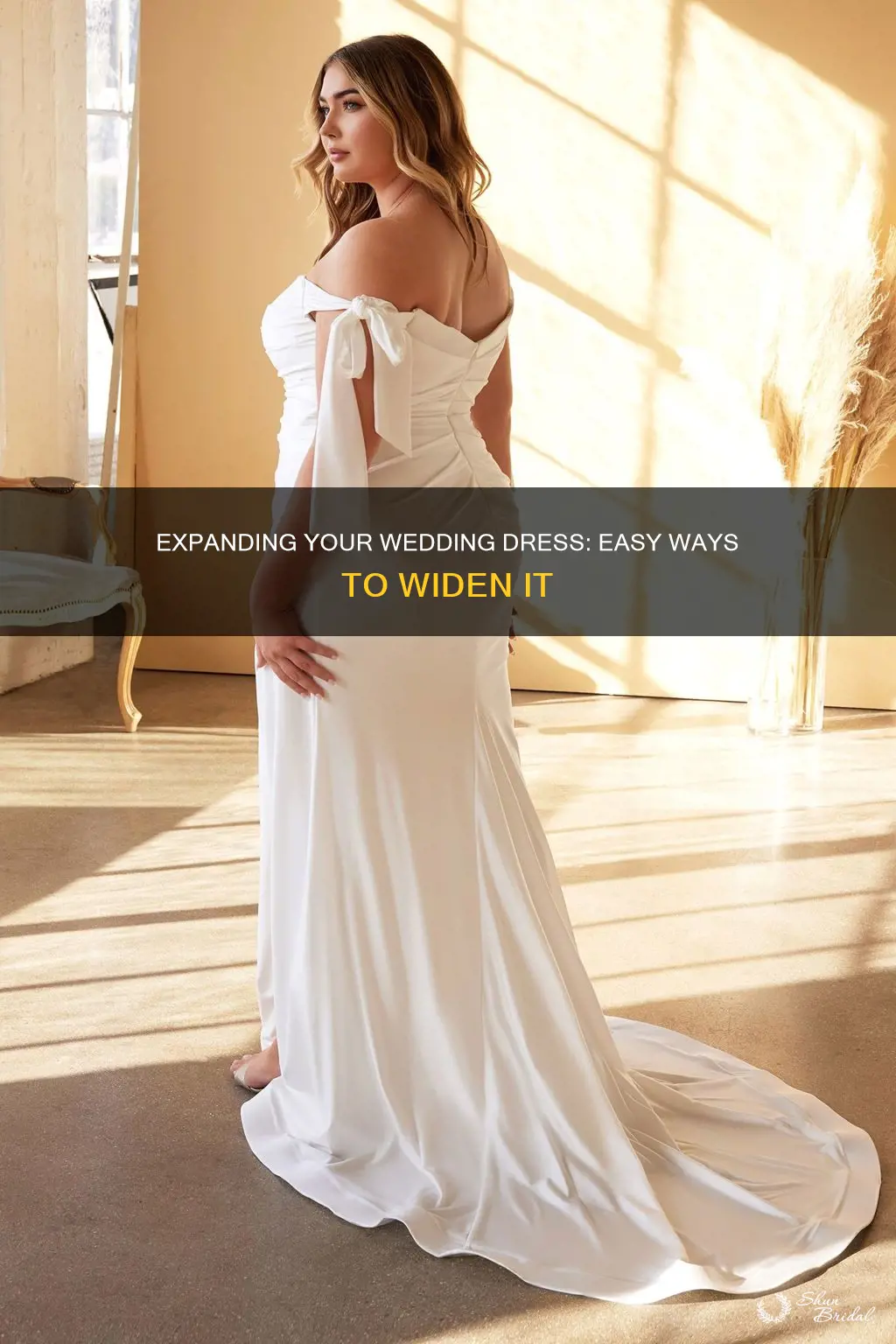 how to widen a wedding dress