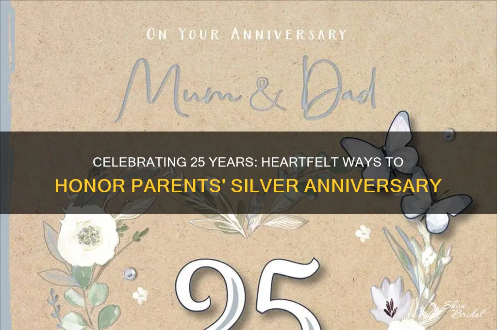 how to wish 25th wedding anniversary to parents
