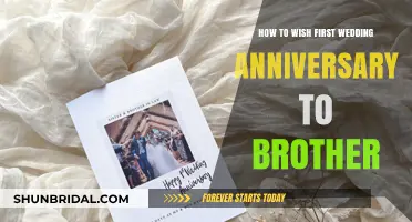 Heartfelt Ways to Celebrate Your Brother’s First Wedding Anniversary