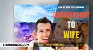 Romantic Ways to Celebrate and Wish Your Wife a Happy First Anniversary
