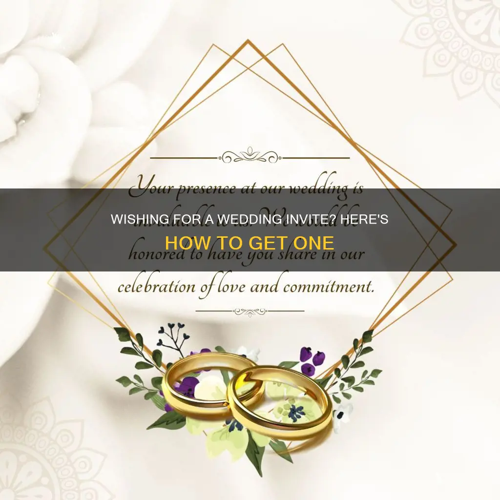 how to wish for a wedding invitation