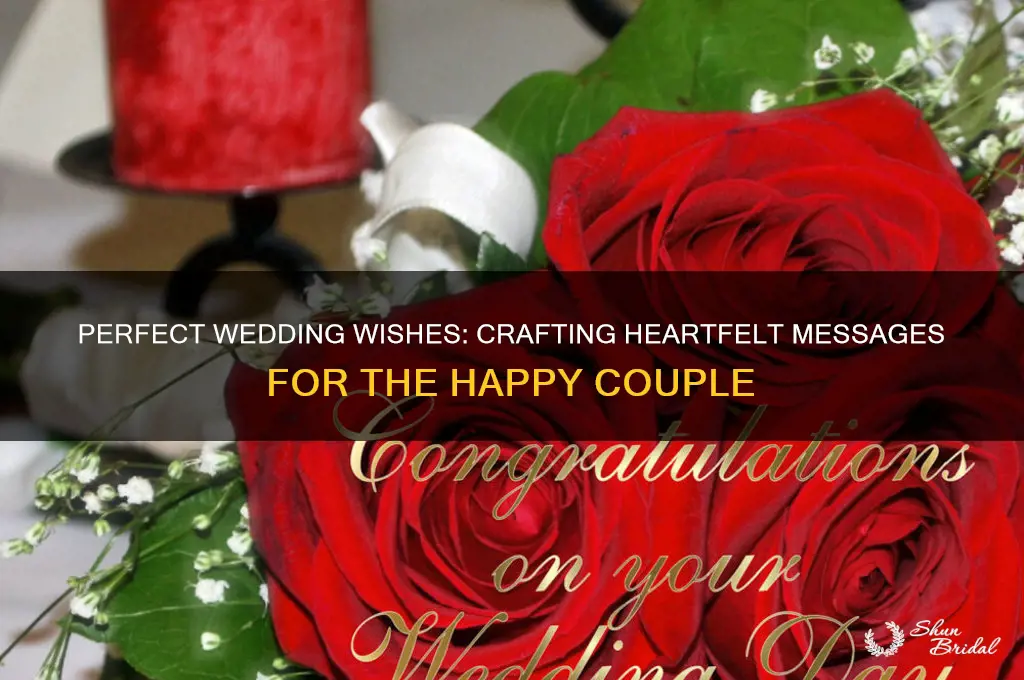 how to wish for wedding