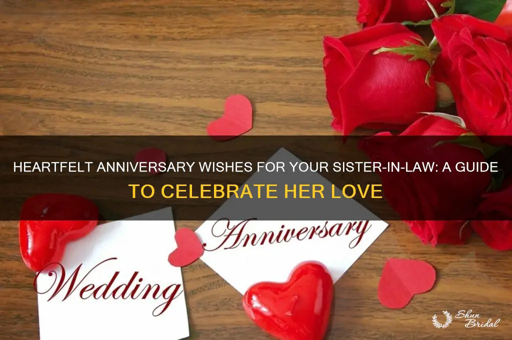 how to wish wedding anniversary to sister in law