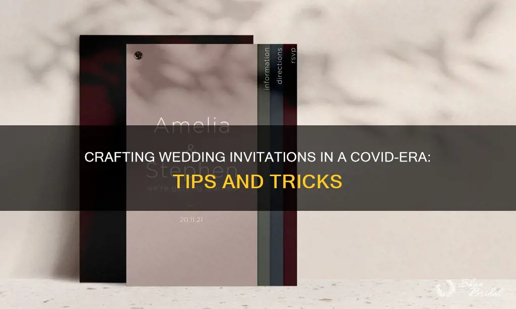 how to word a covid wedding invitation