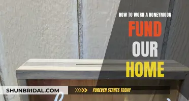 Honeymoon Fund: Our Home, Our Adventure
