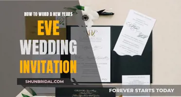 Crafting the Perfect New Year's Eve Wedding Invitation