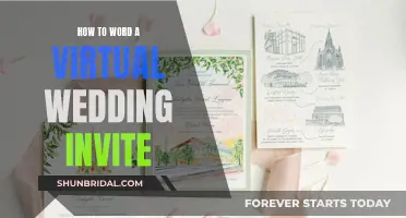 Crafting the Perfect Virtual Wedding Invite