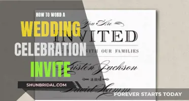 Crafting the Perfect Wedding Celebration Invite