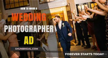 Capturing Love: Crafting a Wedding Photography Ad