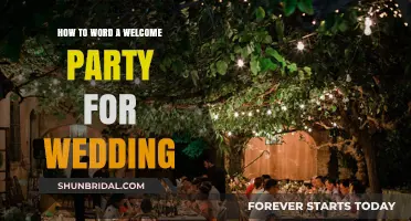 Crafting the Perfect Welcome Party Invitation for Your Wedding Celebration